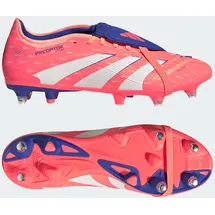 adidas Predator Pro Fold-Over Tongue Fußballschuh für weiche Böden weiß|orange 43 1/3