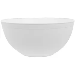 MONOUSO - Wiederverwendbare langlebige Schale PP Mineral Weiß 2.000ml Ø20cm (12 Stück)