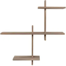 VCM Wandregal GAVI 15 x 55 x 60 cm Braun