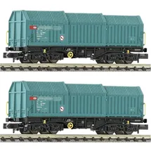Fleischmann 6660037 N 2er-Set Teleskophaubenwagen, SBB