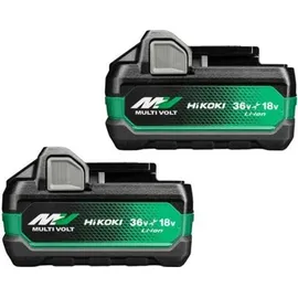 Hikoki 2 Akkus 36V 2,5 Ah / 18V 5,0 Ah MULTI VOLT BSL36A18X
