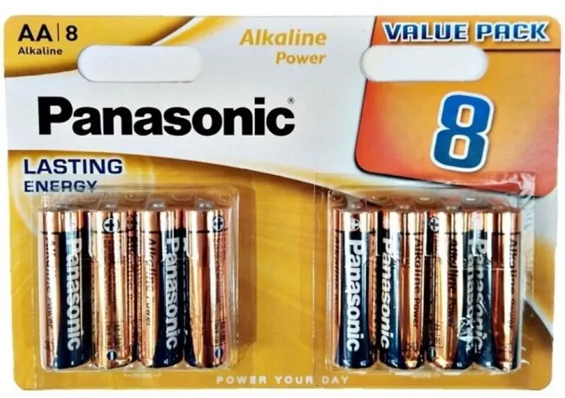 PANASONIC - ALKALINE-BATTERIE AA LR6, BRONZE, 8 STÜCK IM BLISTER