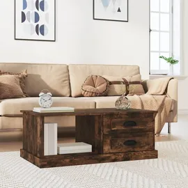 furnicato Couchtisch Braun Räuchereiche 90 x 50 x 35 cm