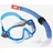 Aqua Lung Aqualung Unisex Jugend Combo Mix Schnorchelset, Blau/Orange, S