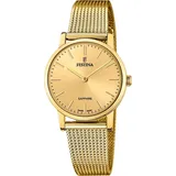 Festina Swiss Made F20023/2 Damenarmbanduhr - Goldfarben/Goldfarben