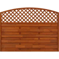 Andrewex Vorgartenzaun 180 x 120 cm Teak