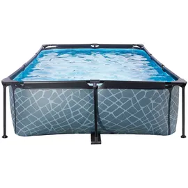 EXIT TOYS Stone Pool 300 x 200 x 65 cm inkl. Filterpumpe