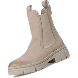 TAMARIS Damen Chelsea Boots, Frauen Stiefeletten,TOUCHit-Fußbett,Bootee,Booties,halbstiefel,Kurzstiefel,uebergangsschuhe,Taupe NUBUC,40 EU