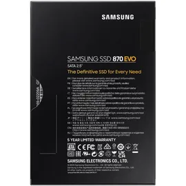 Samsung 870 EVO 2 TB 2,5" MZ-77E2T0B/EU