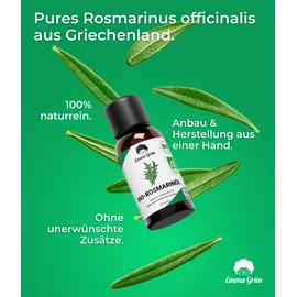 Emma Grün Emma Grün® Bio Rosmarinöl naturrein & hochdosiert 30 ml Ätherisches Öl