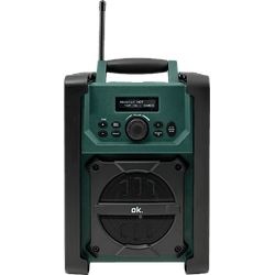 OK. ORD 310 DAB+ Radio, Tuner-DAB, Tuner-FM, DAB+, FM, Bluetooth, Schwarz/Grün