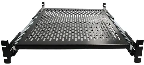 19in Vented Eistellbarer Depth Sliding Server Rack Gehäuse Regal - Rackregal (verschiebbar forskydes belüftet