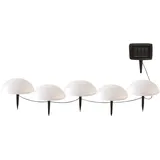 Lumi Jardin Solarleuchte Kunststoff ∅15cm 5er Set weiß