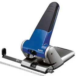 Registraturlocher 51800035 max. 65 Blatt Aluminium blau - blau