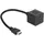 DeLock 65226 Adapter mit Ethernet 1x HDMI Stecker - 2x HDMI Buchse