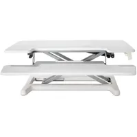 Bakker Elkhuizen BakkerElkhuizen BNEASSDR2 Steh-Sitz Arbeitsplatz, höhenverstellbar, weiß