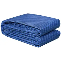poolpanda Pool Solarfolie 800 x 400 cm Premium rechteckig | 400 my schwarz/blau | 12 mm Luftblasen