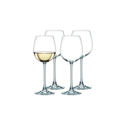 Nachtmann Weißweinglas VIVENDI Weißweingläser 474 ml 4er Set, Kristallglas weiß