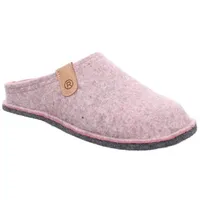 Rohde Pantoffel ROHDE "LUCCA" Gr. 40, rosa (rosé, meliert) Damen Schuhe Clog, Hausschuh, Homeslipper in melierter Optik