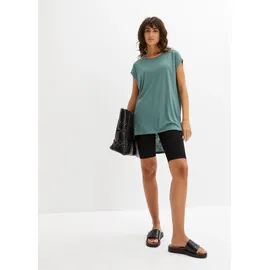 bonprix Longshirt Grau/Grün L