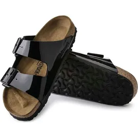 Birkenstock Arizona Birko-Flor Lack schmal schwarz lack 36