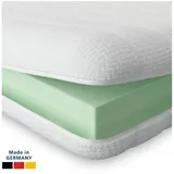 AM Qualitätsmatratzen Basic Komfortschaum-Topper 200 x 190 cm H2