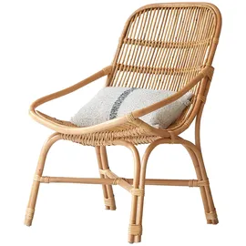 Tikamoon Rattanstuhl Sessel 71 x 71 x 108 cm beige