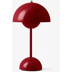&tradition FlowerPot VP9 Tischleuchte / Akkuleuchte vermilion red