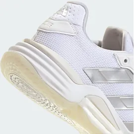 adidas Damen Stabil 16 Indoor Shoes, Ftwwht/Silvermet/Greone, 49 1/3 EU