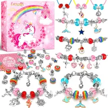 Lenski Einhorn für Mädchen, 5-12 Jahre, Armbänder Selber Machen Schmuck Selber Machen Geschenk Mädchen 5 6 7 8 9 Jahre