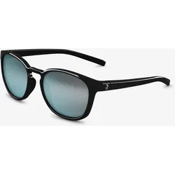 Sonnenbrille Damen/Herren polarisierend Kategorie 3 Wandern - MH160, schwarz, EINHEITSGRÖSSE
