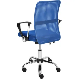 Beliani BEST Textil Blau