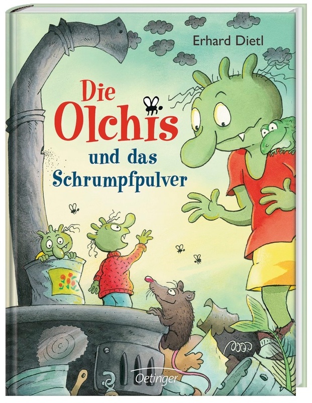 Die Olchis Und Das Schrumpfpulver / Die Olchis-Kinderroman Bd.11 - Erhard Dietl  Gebunden