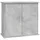 vidaXL Aquarienunterschrank Betongrau 81 x 36 x 73 cm