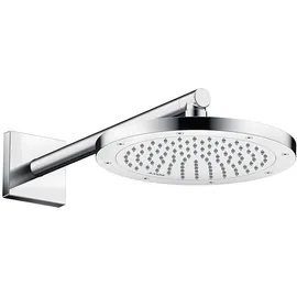 Hansgrohe Brausearm 390mm, eckig, chrom