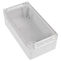 TRU Components TC-7910840 Universal-Gehäuse ABS-PC Grau 1St.