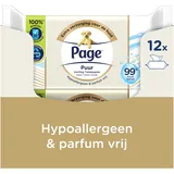 Page Feuchtes Toilettenpapier - Rein - 456 Stück - 12 x 38 Stück - Vorteilspack