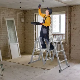 UISEBRT Gelenkleiter 6 Stufen