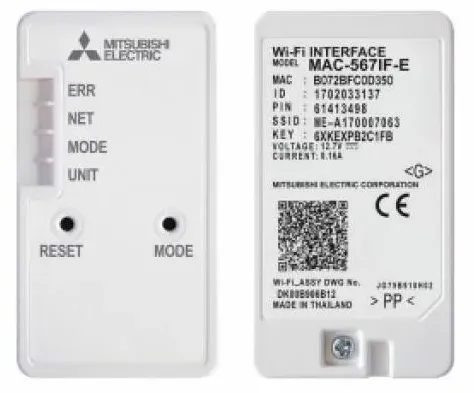 Mitsubishi Wi-Fi Adapter MAC-567IF-E (Smartphone/TabletPC)