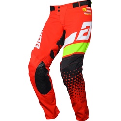 Answer Elite Korza Motocross Hose, weiss-rot, Größe 30 für Männer
