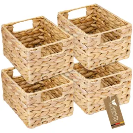 HMF Aufbewahrungskorb 22 x 17 x 12 cm 4-tlg. beige