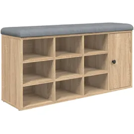 vidaXL Schuhbank 102 x 32 x 50 cm braun / Eiche