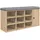 vidaXL Schuhbank 102 x 32 x 50 cm braun / Eiche
