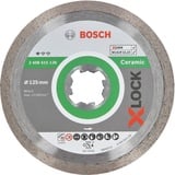 Bosch Professional X-LOCK Standard for Ceramic Diamanttrennscheibe 125x1.6mm, 1er-Pack (2608615138)