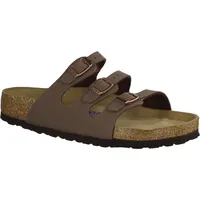 Birkenstock Florida Weichbettung Birko-Flor Nubuk mocca 37