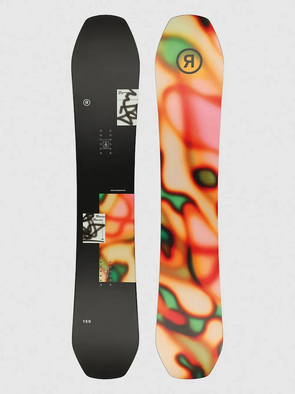 Ride Moderator 2025 Snowboard design Gr. 155