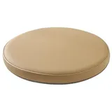 IJQXLA 35 * 35cm Sitzkissen Rund Sitzkissen Stuhl Memory Foam aus Kunstleder Sitzkissen Boden Rund Sitzauflagen Dauerhaft rutschfest Gemütlich Sitzpolster für Tatami Garten Büro