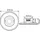 ESYLUX Design-Präsenzmelder rund weiß PD-FLAT EP10427541