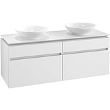 Villeroy & Boch Legato Waschtischunterschrank für zwei Waschbecken | 4 Auszüge | Breite 1400 mm##Ohne Für Collaro (560 x .. B59200MS