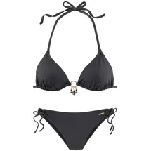 Bruno Banani Triangel-Bikini Damen Schwarz 32 Cup A/B
